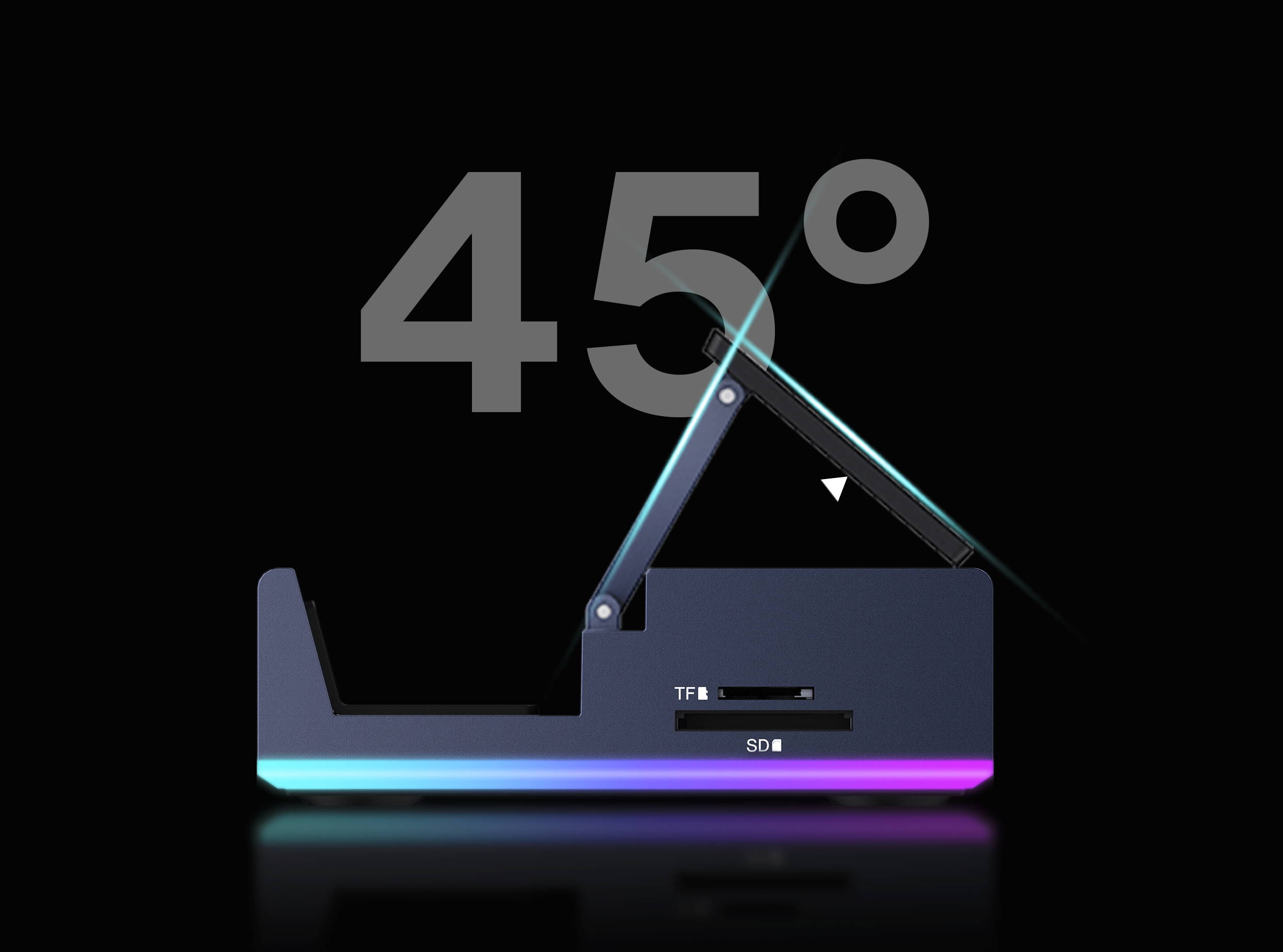 RGB照明付きゲーミングドック - iVANKY